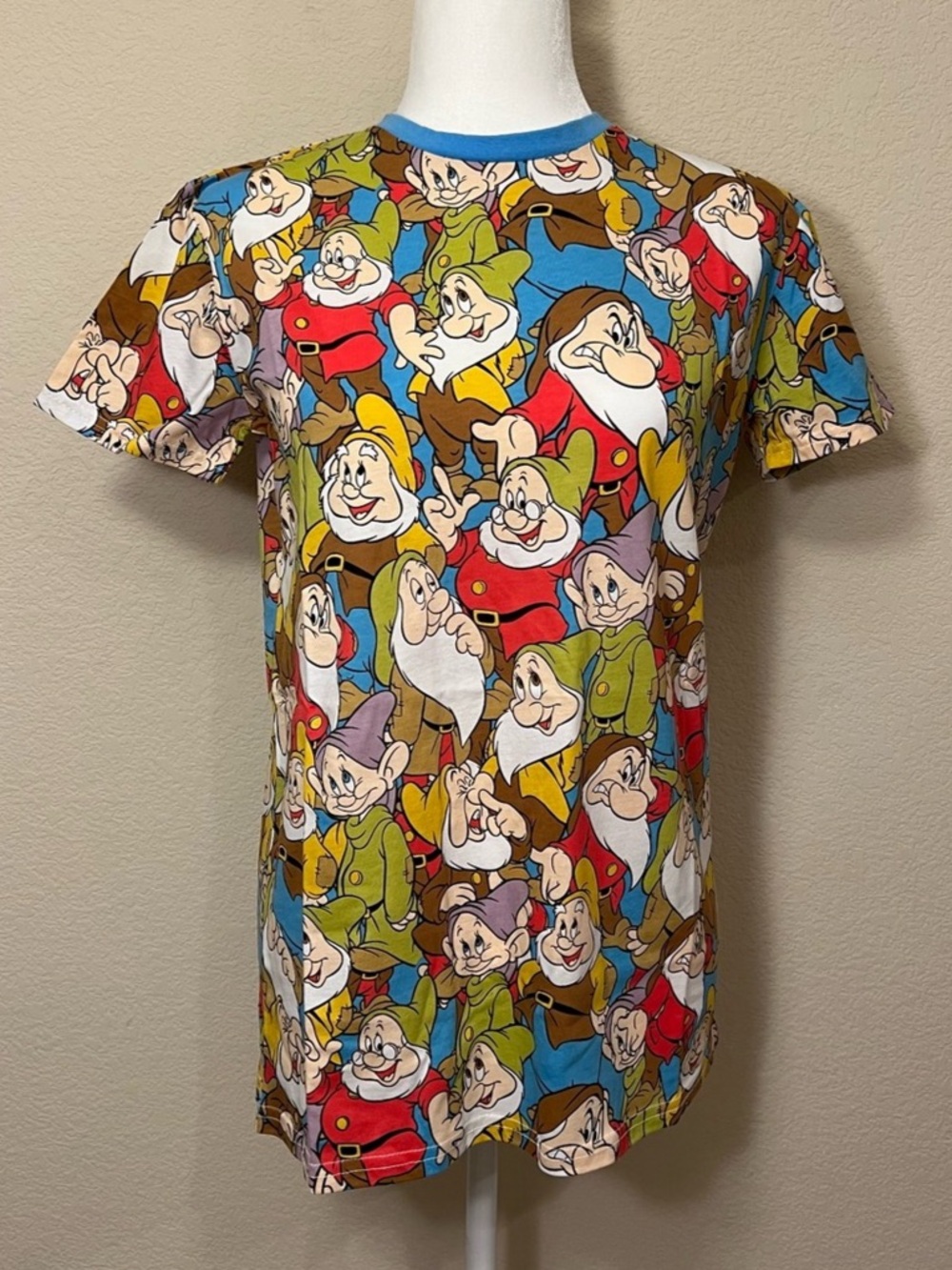 Cakeworthy Seven Dwarfs AOP Tee (NWT)
